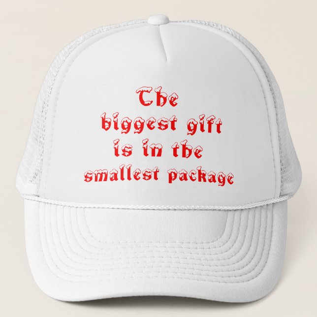 The biggest gift-hat trucker hat (Front)