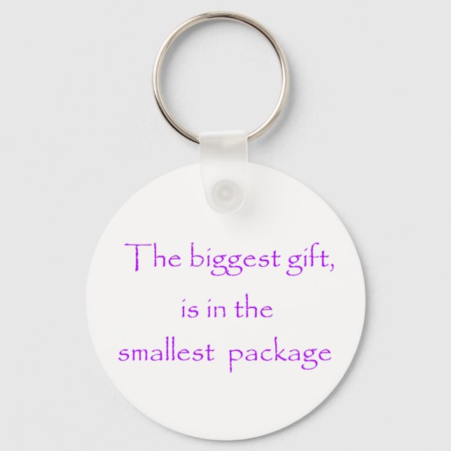 The biggest gift -keychain keychain (Front)