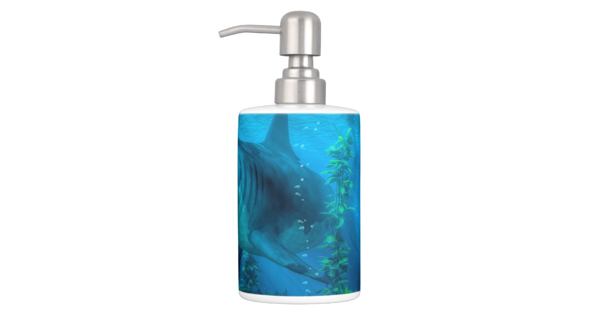 The Biggest Shark Soap Dispenser & Toothbrush Holder Zazzle