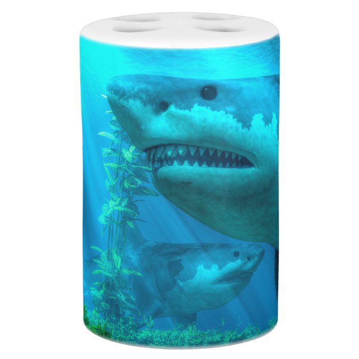 The Biggest Shark Soap Dispenser & Toothbrush Holder