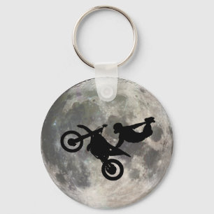 The Bike Jumped Over The Moon Keychain