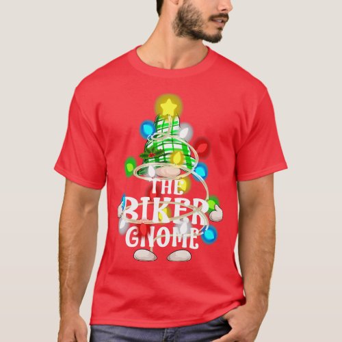 The Biker Gnome Christmas Matching Family Shirt