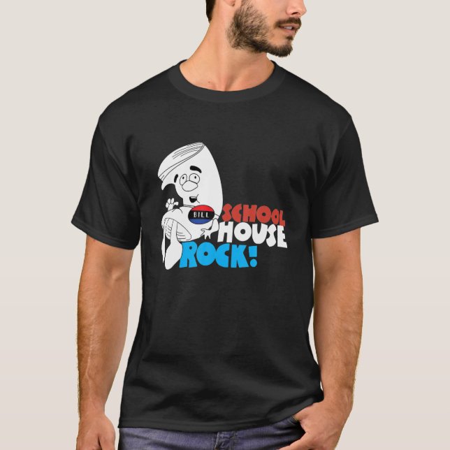 The Bill So Cute White Arts The Rock Cartoon Live T-Shirt (Front)