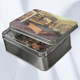 The Billiard Room at Menil Hubert by Edgar Degas Jigsaw Puzzle