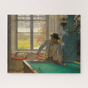 The Billiards Player by Willem Bastiaan Tholen Jigsaw Puzzle