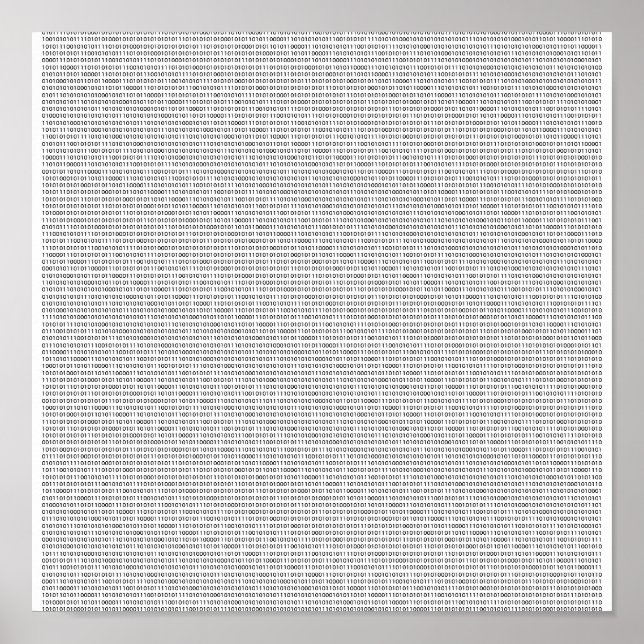 The Binary Poster! Poster (Front)