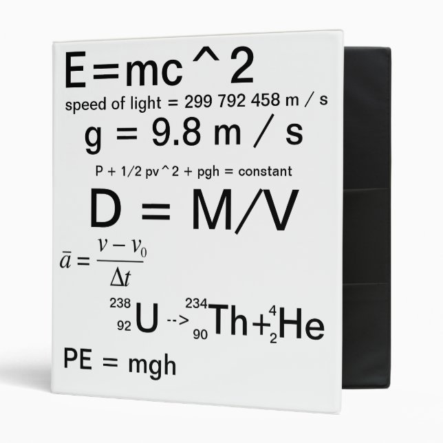 The Binder of Equations (Front/Inside)