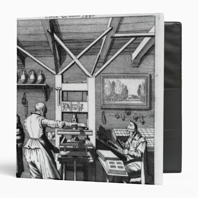 The bindery of Laurens Janszoon Koster 3 Ring Binder (Front/Inside)