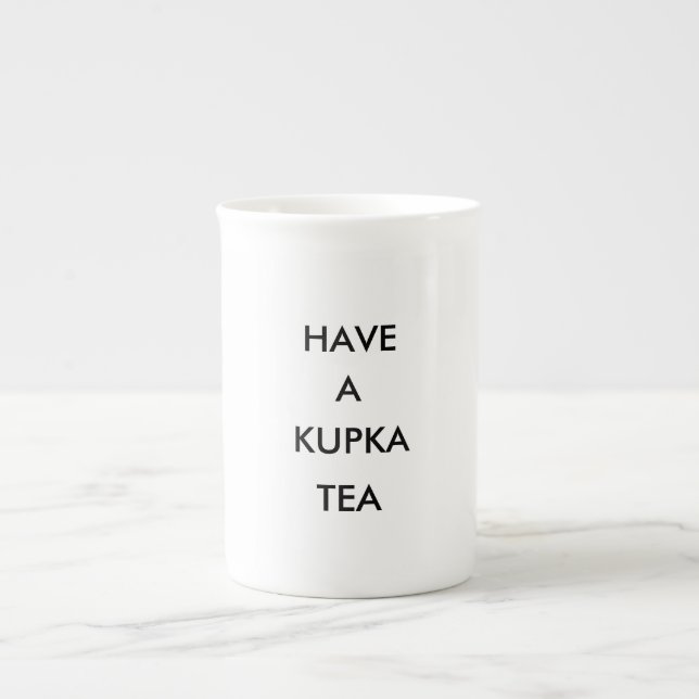 The Binge Media Kupka Tea Cup (Front)