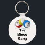 The Bingo Gang Keychain<br><div class="desc">Three bingo balls above the words "The Bingo Gang"</div>