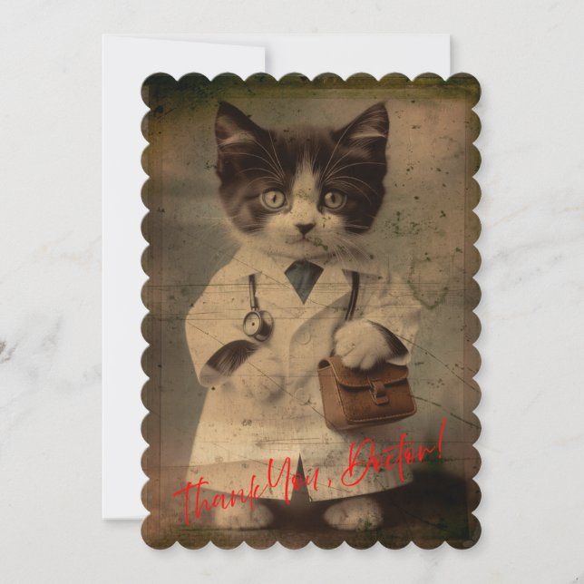 The Biological Reprieve: "Thank You, Doctor!" Note Card (Front)