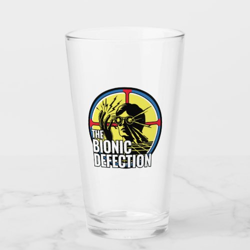 The Bionic Defection Electric Man Pint Glass