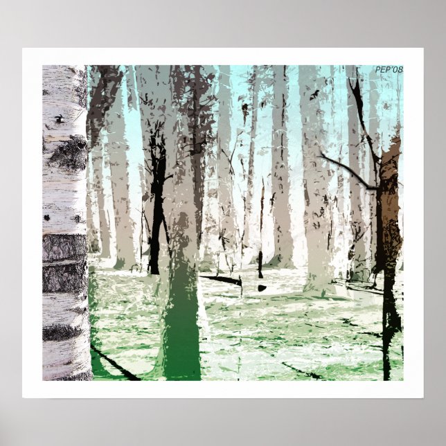 The Birch Forest Poster (Front)