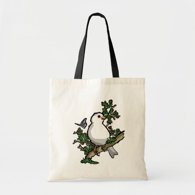 the bird and the butterfly tote bag (Front)