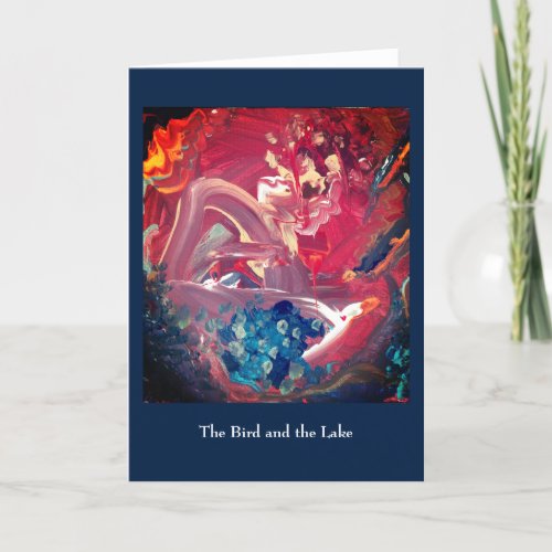 The Bird and the Lake Card