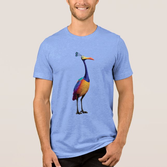 The Bird from the Disney Pixar UP Movie (Kevin) Tri-Blend Shirt (Front)