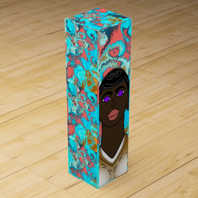 The bird of the universe, the energy of love wine box (Front)