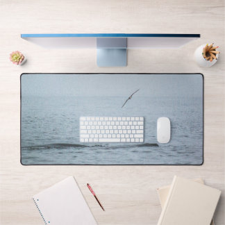 The Bird that Woke the Whales Desk Mat