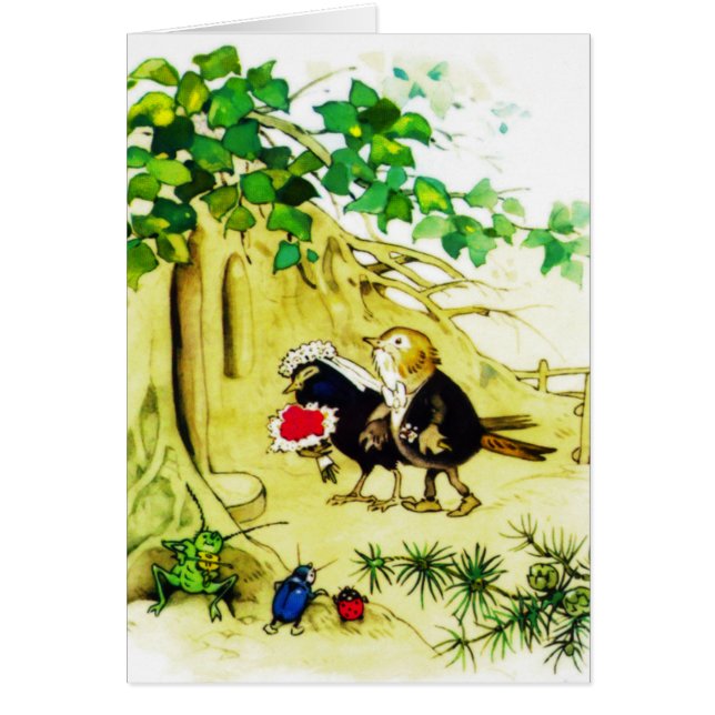 The Bird Wedding Cards (Front)
