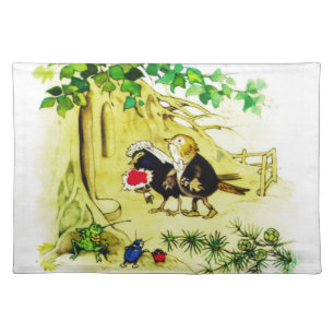 The Bird Wedding Cloth Placemat
