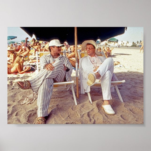 The Birdcage Beach Vibes Poster (Front)