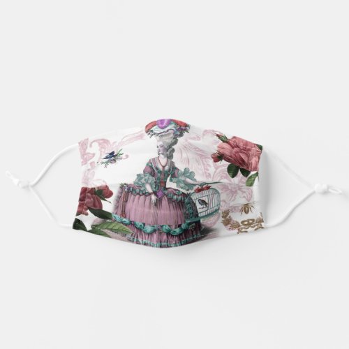The Birdcage French inspired Marie Antoinette Adult Cloth Face Mask