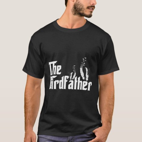 The birdfather Feather with birds T_Shirt