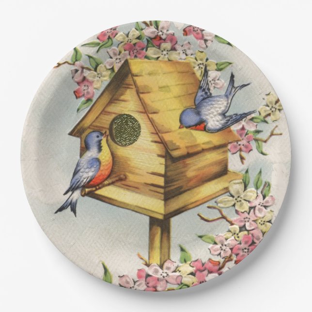 The Birdhouse Paper Plates (Front)