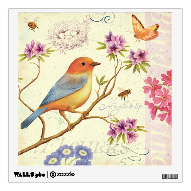 The Birds and the Bees Wall Decal (Front)