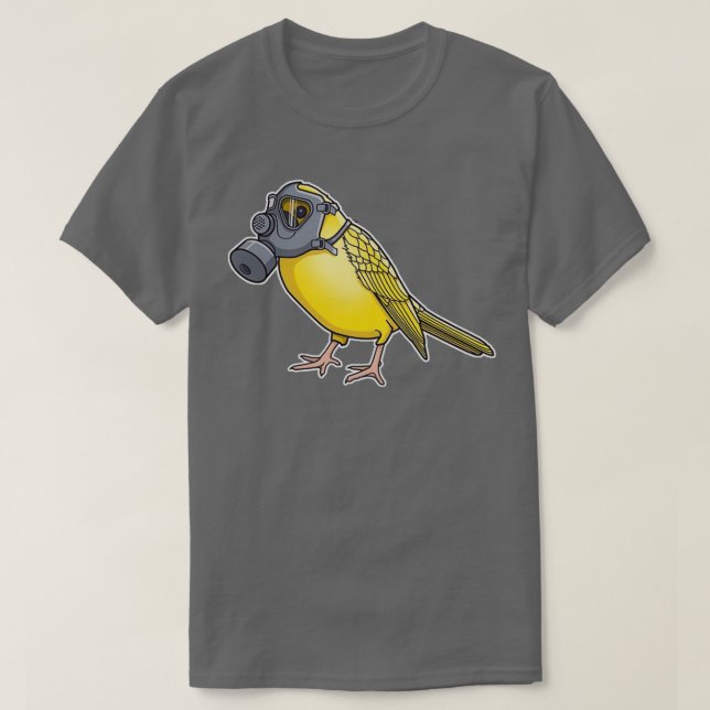 The Birds Arent Singing Canary T-Shirt (Design Front)