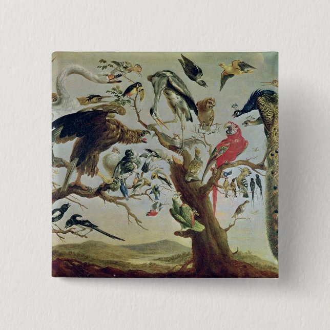 The Bird's Concert Pinback Button (Front)