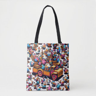 The Birds Tintamare Car Tote Bag