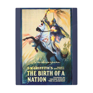 The Birth of A Nation (1915) Movie Metal Art Decor