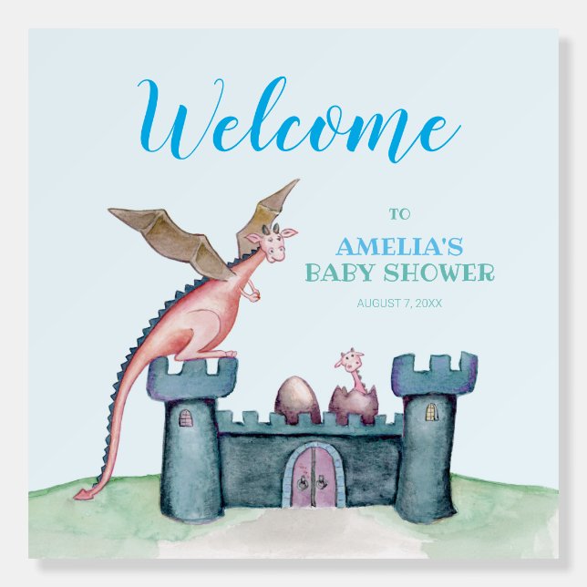 The Birth of a Small Dragon Foam Board (Front)