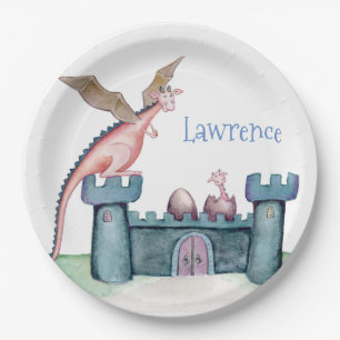 The Birth of a Small Dragon Paper Plates