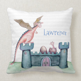 The Birth of a Small Dragon Throw Pillow