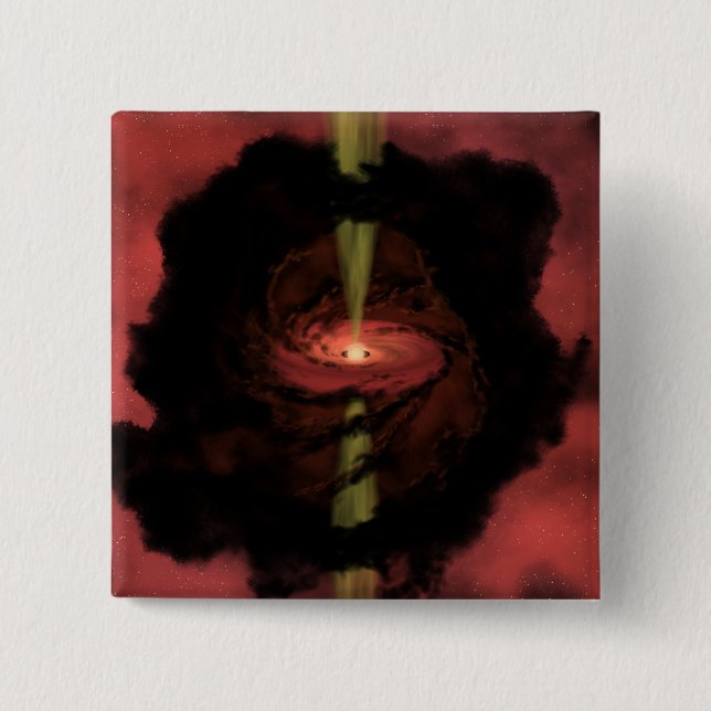 The birth of a star button (Front)