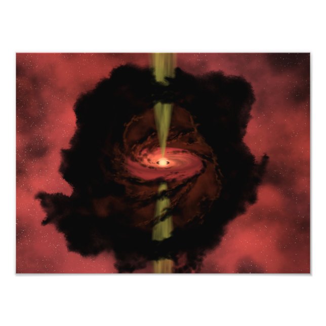 The birth of a star photo print (Front)