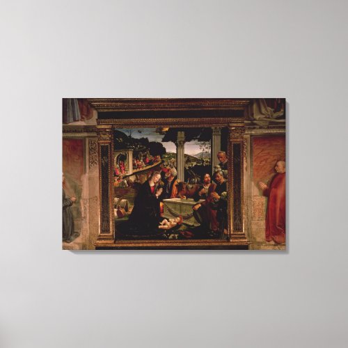 The Birth of Christ Canvas Print