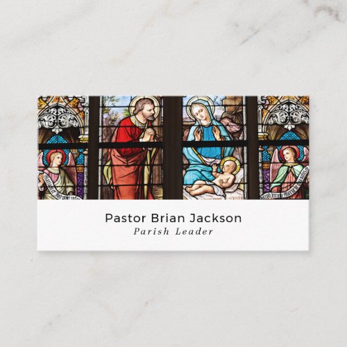 The Birth of Christ Christianity Religious Business Card