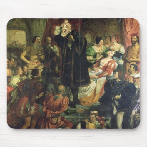 The Birth of Henri IV 1553_1610 at the castle of Mouse Pad