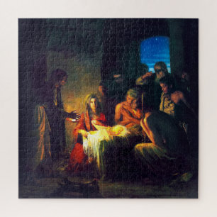 The Birth of Jesus by Carl Bloch Jigsaw Puzzle