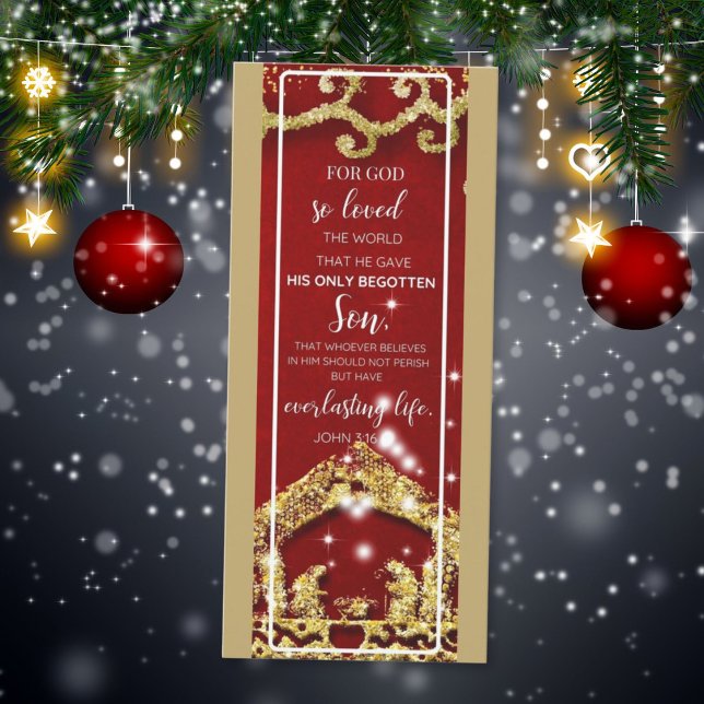 The Birth of Jesus Merry Christmas Bookmark (Creator Uploaded)
