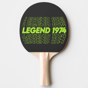 The Birth Of Legends 1974 Ping Pong Paddle