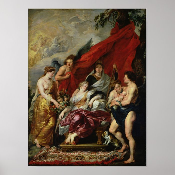 The Birth of Louis XIII  at Fontainebleau Poster