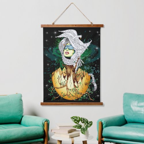 The Birth of Mother Earth  Hanging Tapestry