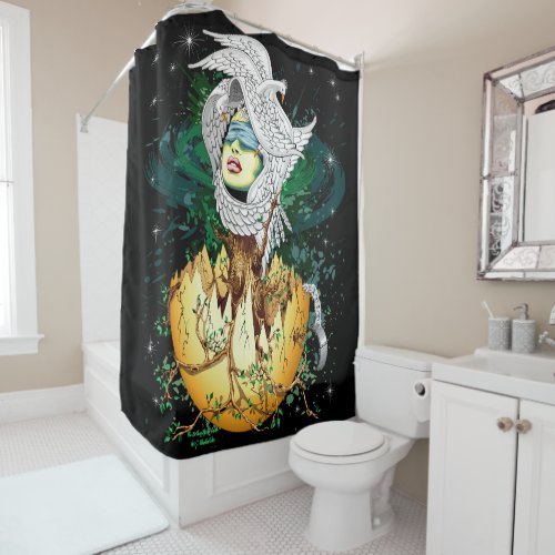 The Birth of Mother Earth  Shower Curtain