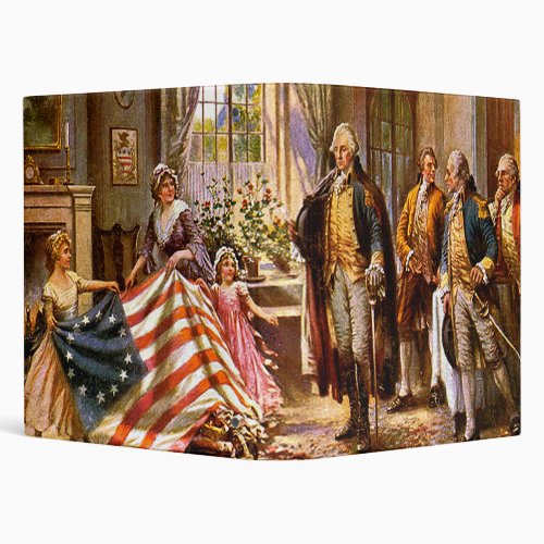 The Birth Of Old Glory 3 Ring Binder