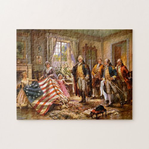 The Birth Of Old Glory _ Circa 1917 Jigsaw Puzzle