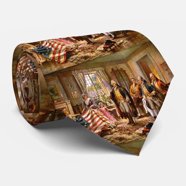 "The Birth Of Old Glory" - Circa 1917 Neck Tie (Rolled)